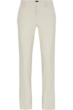 HUGO BOSS Pantaloni slim a vita media