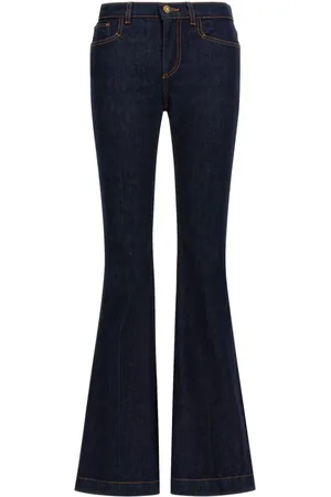 Roberto Cavalli Jeans svasati con applicazione logo