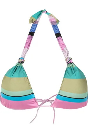 CLUBE BOSSA Top bikini Rings a righe