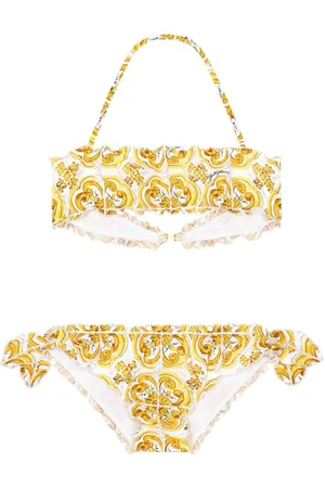 Dolce & Gabbana Bikini con stampa maioliche