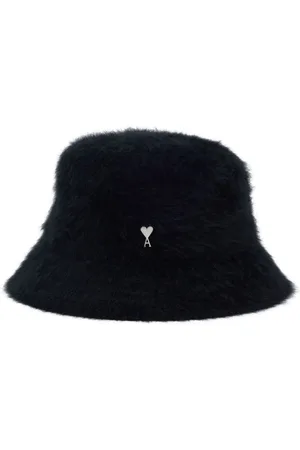 Ami Cappello bucket con placca Ami de Coeur