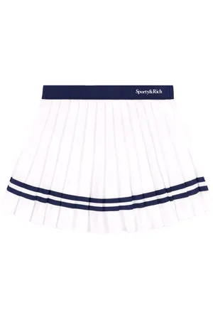 Sporty & Rich Gonna plissettata con stampa