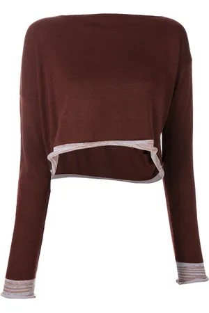 Comme des Garçons 1991 asymmetric knitted blouse