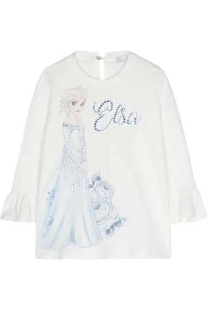 MONNALISA T-shirt con strass