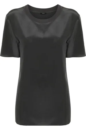 Joseph T-shirt Soie Rubin