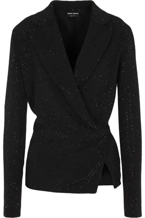 Giorgio Armani Blazer con revers a lancia