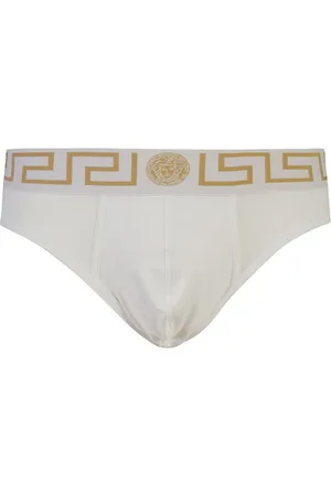 VERSACE Set di 2 boxer con bordo Greca