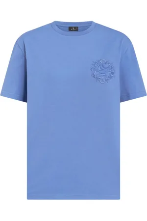 Etro T-shirt con ricamo Pegaso