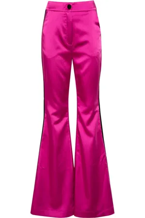MITILIANE COUTURE Pantaloni svasati con applicazione