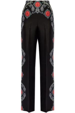 Etro Pantaloni svasati con stampa paisley