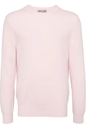 N.PEAL Maglione Oxford con scollo rotondo