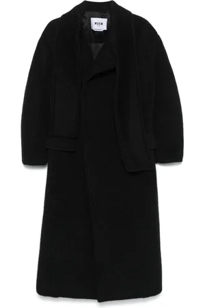 Msgm Cappotto con sciarpa