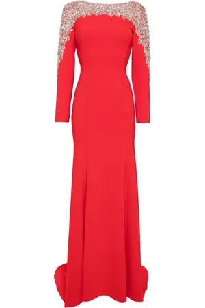 Jenny Packham Abito da sera lungo SOLSTICE con ricamo