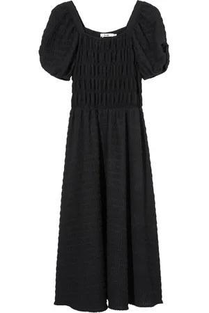B+AB Abito midi con punto smock