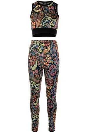 Etro Set top e leggings a fiori