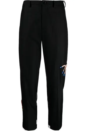 UNDERCOVER Pantaloni con ricamo