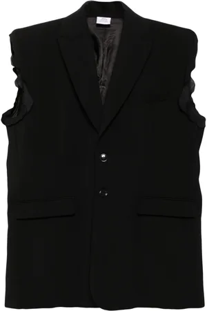 Vetements Gilet con revers a punta