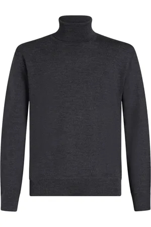 Etro Maglione a collo alto con ricamo Pegaso