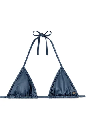 Palm Angels Bikini a triangolo metallizzato