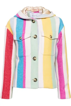 MIRA MIKATI Giacca a righe con cappuccio
