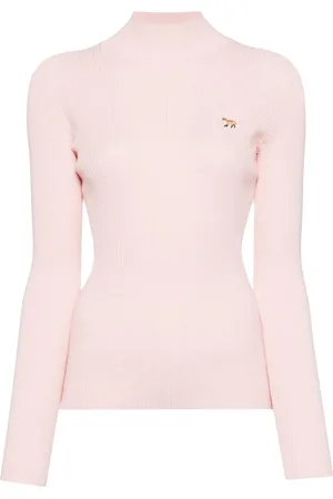 Maison Kitsuné Top con ricamo logo