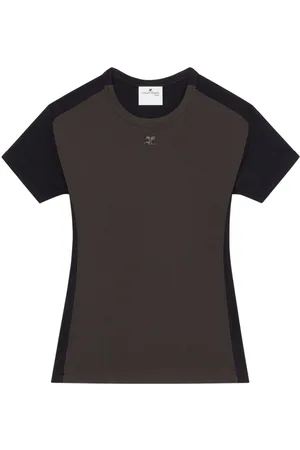 Courrèges T-shirt Contrast Frame