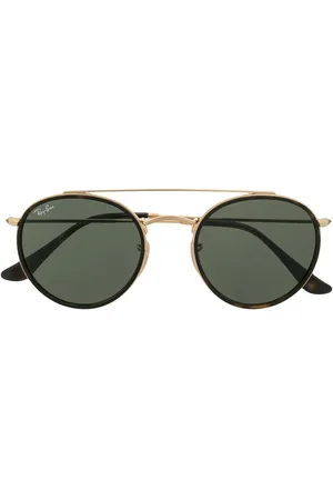 Ray-Ban Occhiali da sole tondi con doppio ponte