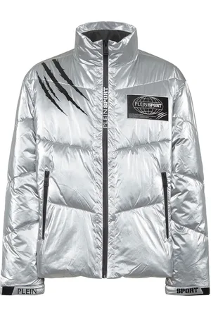 Philipp Plein Piumino con zip e stampa