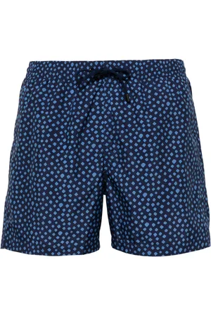 CANALI Costume da bagno con motivo geometrico