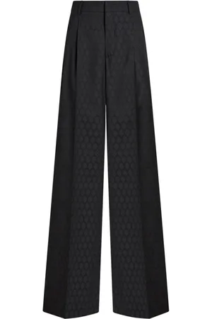 Etro Pantaloni con motivo jacquard