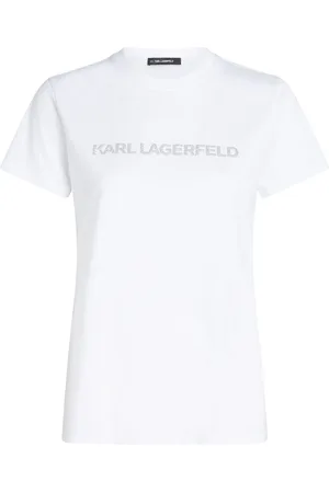 Karl Lagerfeld T-shirt con applicazione