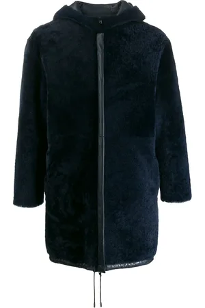 LISKA Cappotto con cappuccio reversibile