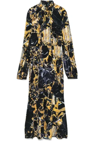 Roberto Cavalli Abito midi con stampa
