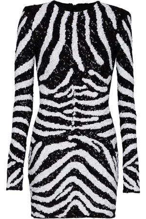 Balmain Abito con paillettes