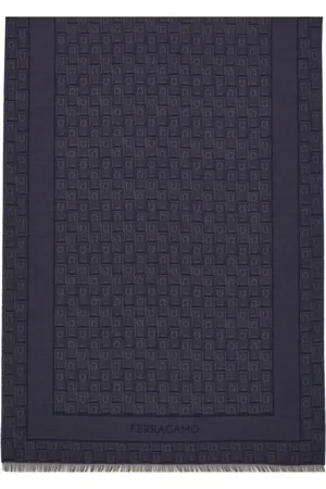 Salvatore Ferragamo Stola con motivo Gancini jacquard