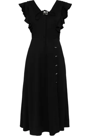 B+AB Abito midi con scollo a V