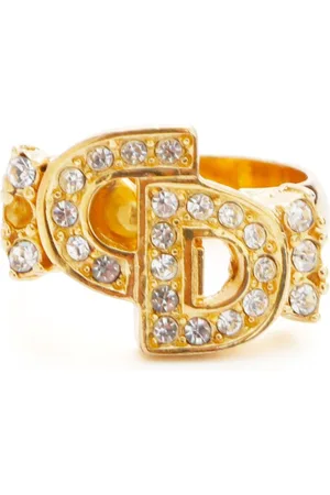 Dior Anello CD con strass