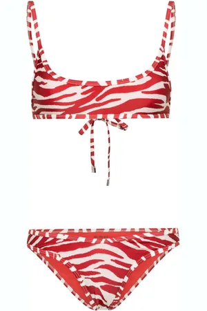 The Attico Set bikini con stampa