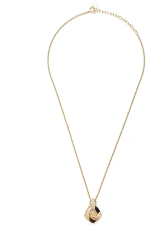 Dior Collana a catena con pendente CD