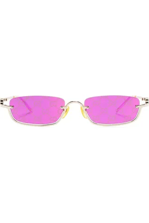 Gucci Occhiali da sole slim rettangolari