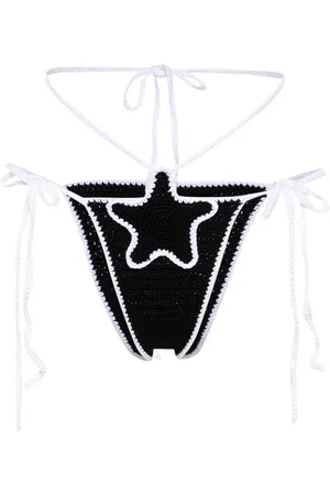 GCDS Slip bikini con applicazione