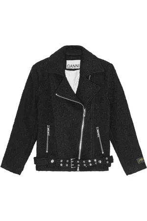 Ganni Giacca biker bouclé