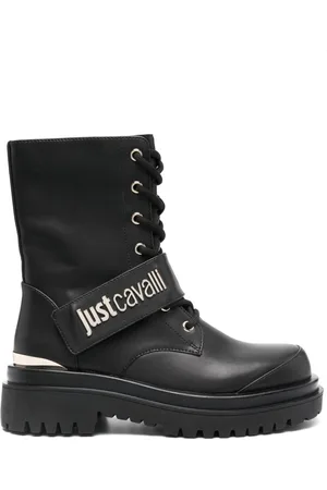 Roberto Cavalli Anfibi con placca logo