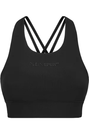 Philipp Plein Top sportivo con logo goffrato