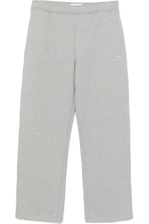 Marine Serre Pantaloni sportivi con ricamo Moon