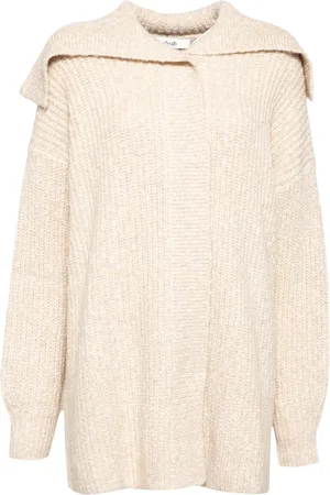 B+AB Cardigan con colletto ampio