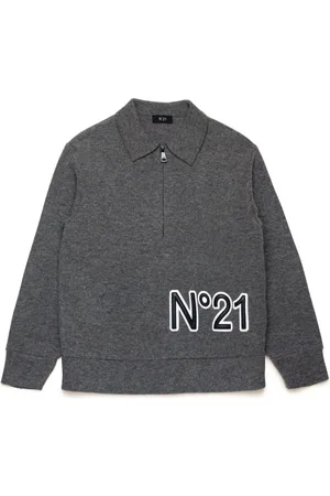 Nº21 Polo con logo goffrato
