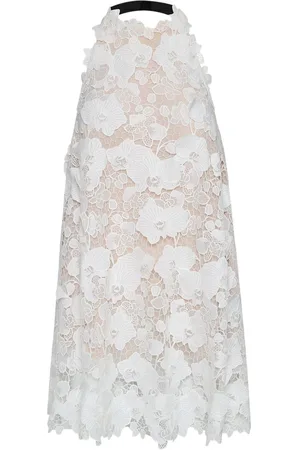 Oscar de la Renta Abito Orchid con ricamo