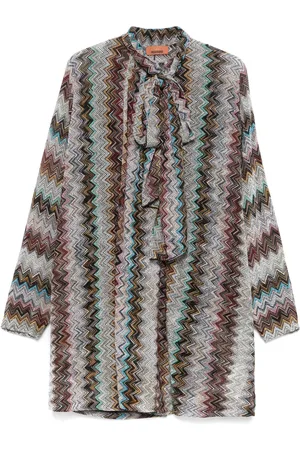 Missoni Abito corto con motivo zigzag