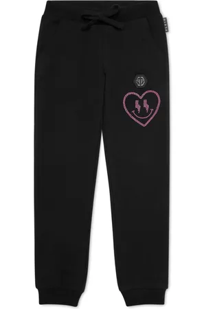 Philipp Plein Pantaloni sportivi con applicazione